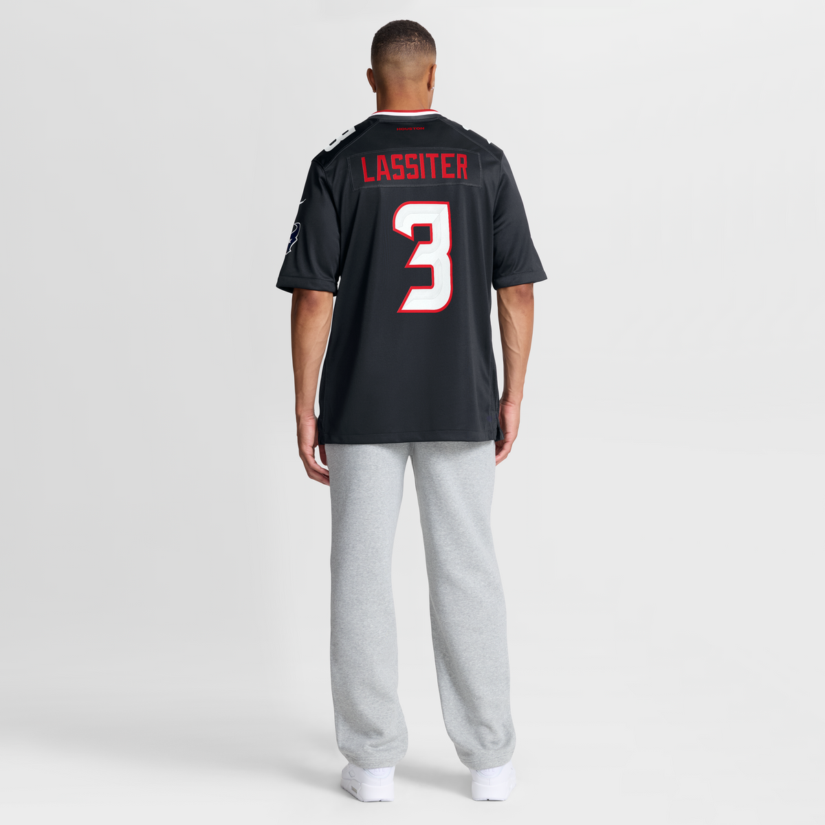 Men's Houston Texans Kamari Lassiter Nike Navy Team Game Jersey