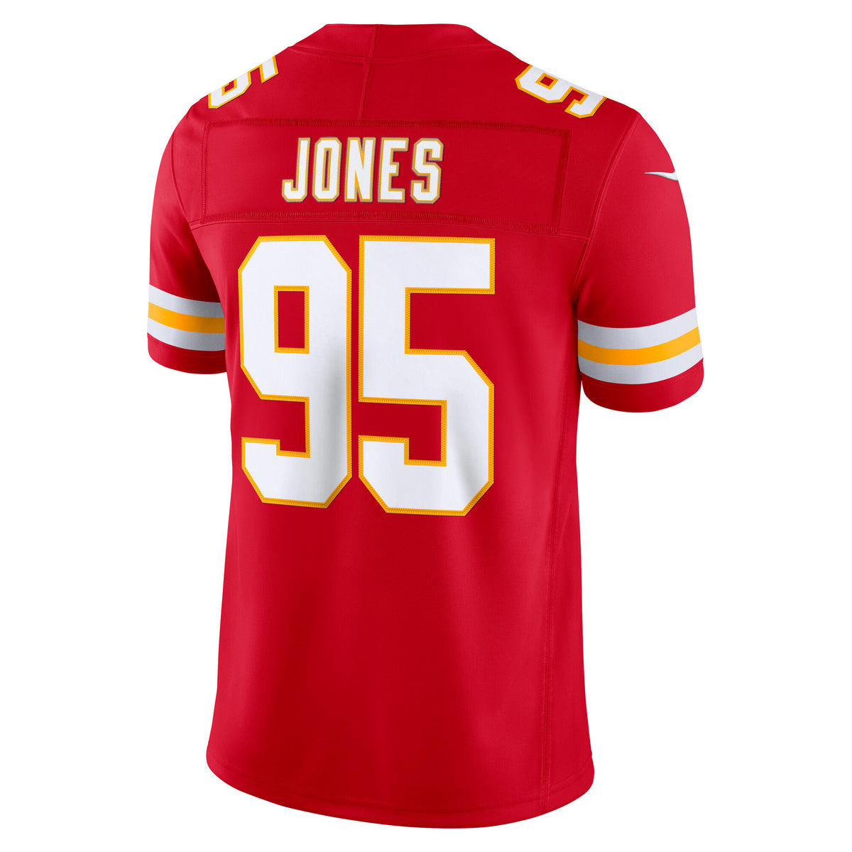 Men's Kansas City Chiefs Chris Jones Nike Red Team Vapor F.U.S.E. Stitched Limited Jersey