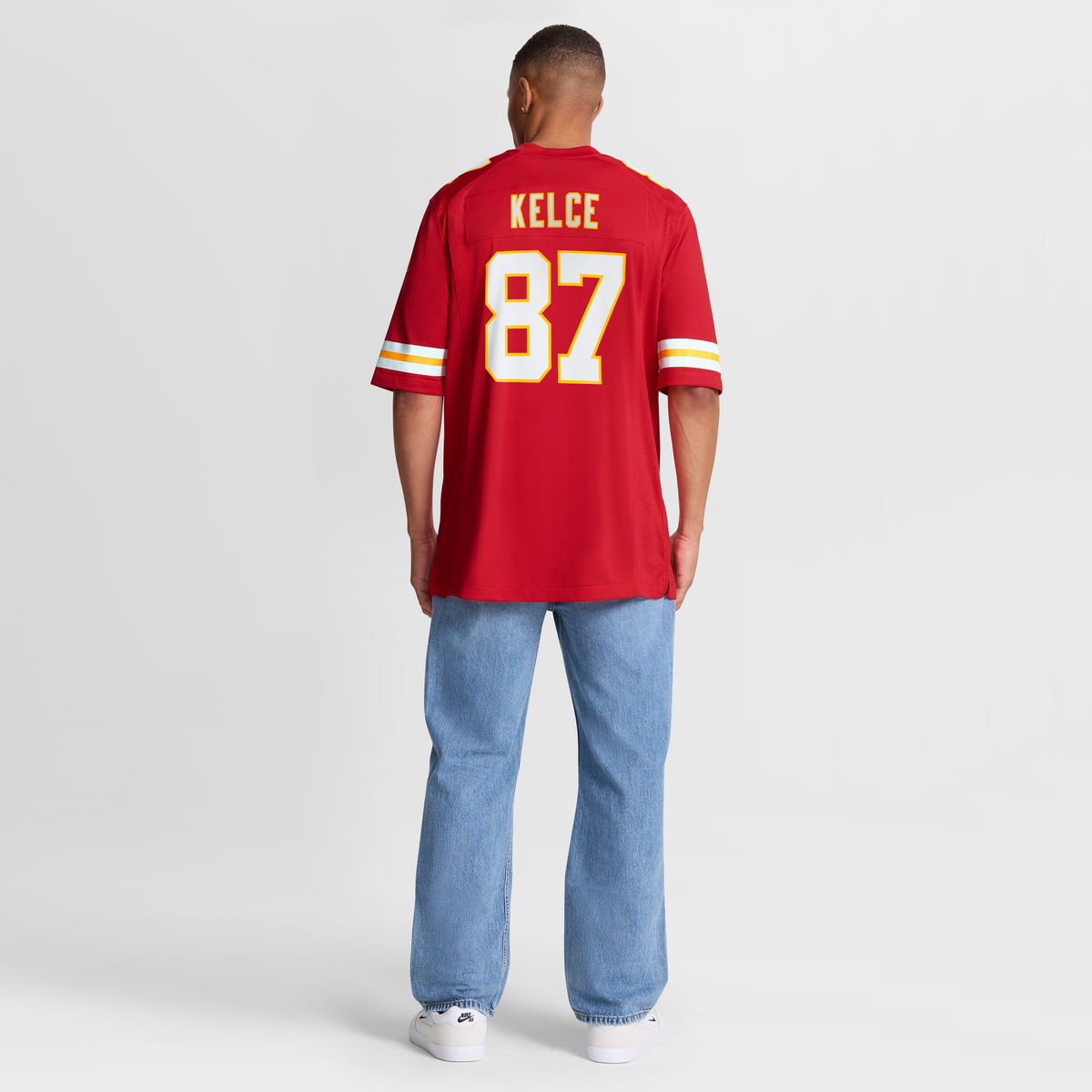 Men's Kansas City Chiefs Travis Kelce Nike Red Game Jersey
