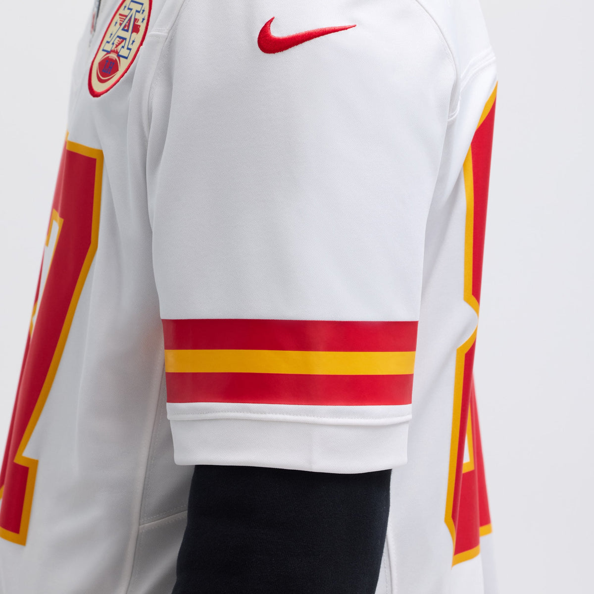 Men's Kansas City Chiefs Travis Kelce Nike White Vapor F.U.S.E. Limited Jersey