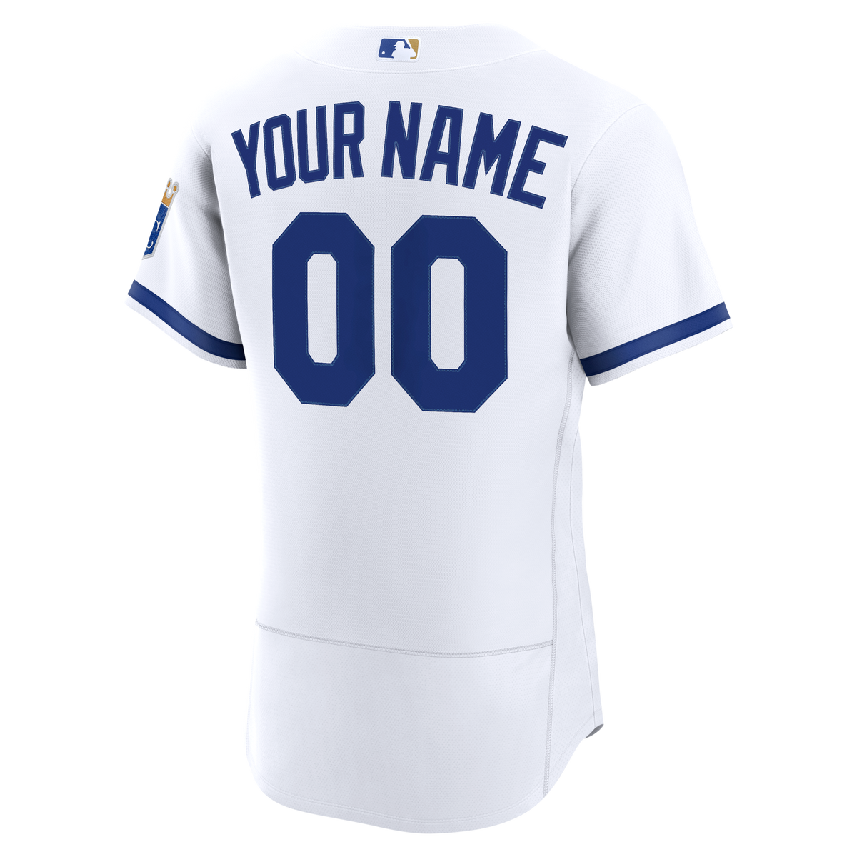 Men's Kansas City Royals Nike White Home Authentic Custom Jersey