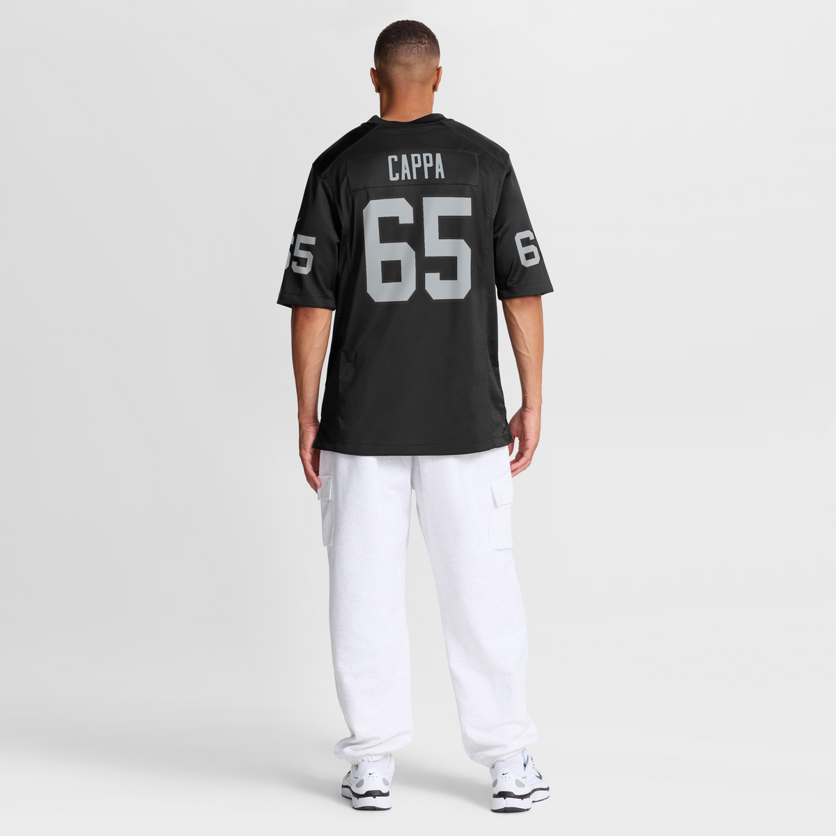 Men's Las Vegas Raiders Alex Cappa Nike Black Team Game Jersey
