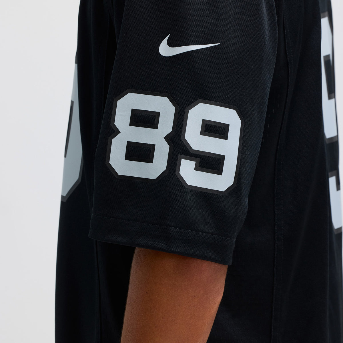 Men's Las Vegas Raiders Brock Bowers Nike Black Player Game Jersey
