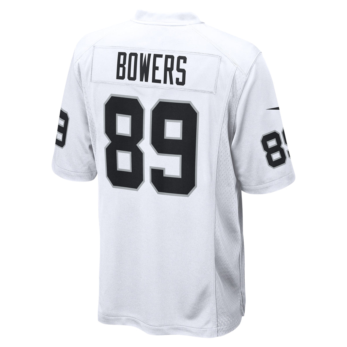 Men's Las Vegas Raiders Brock Bowers Nike White Game Jersey