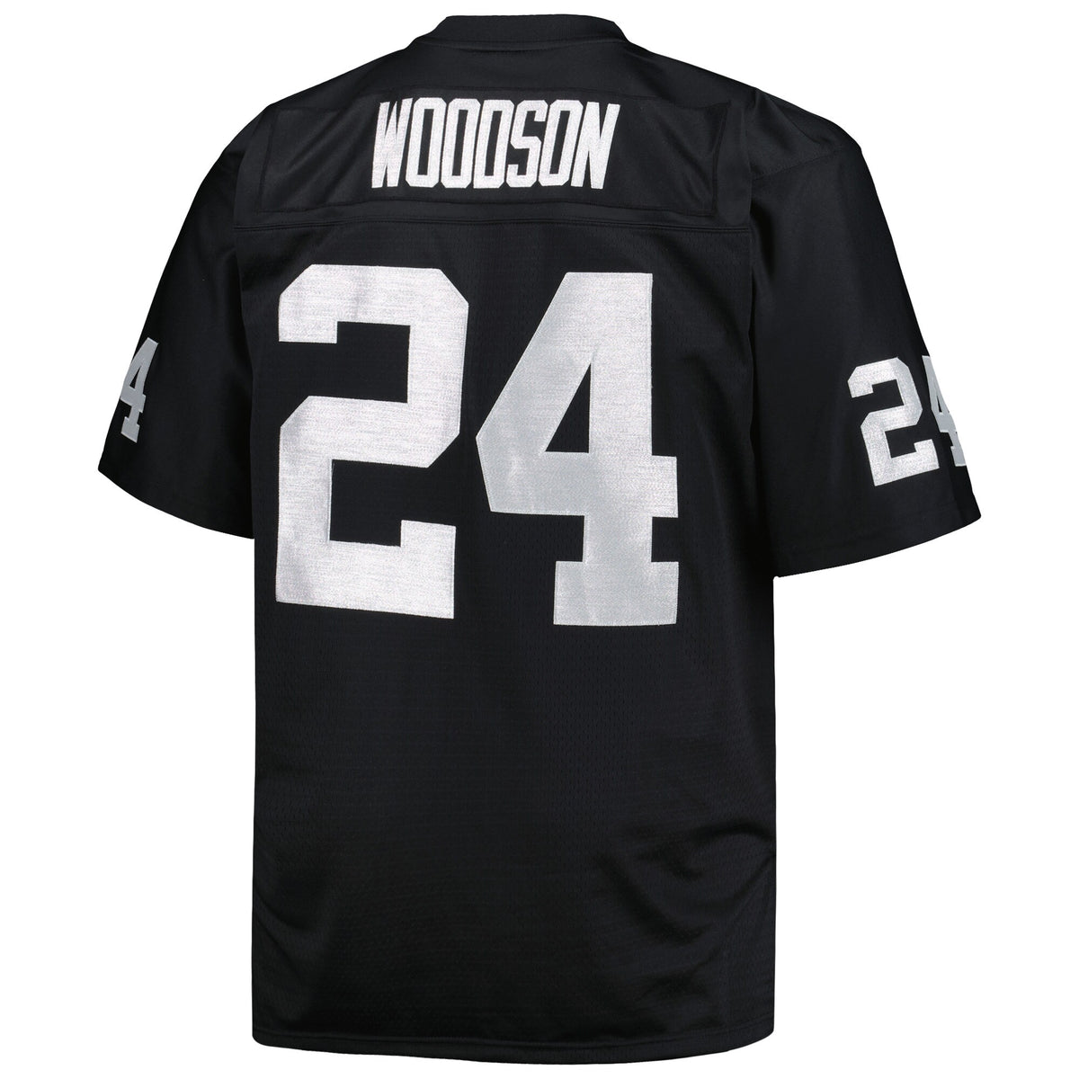 Men's Las Vegas Raiders Charles Woodson Mitchell & Ness Black Big & Tall 1998 Retired Player Replica Jersey