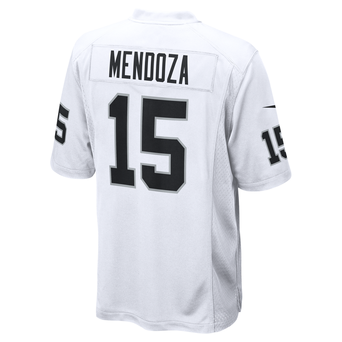 Men's Las Vegas Raiders Fernando Mendoza Nike White Game Player Jersey