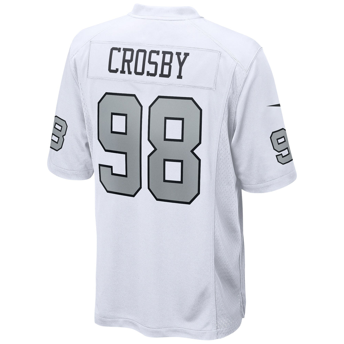 Men's Las Vegas Raiders Maxx Crosby Nike White Alternate Game Jersey