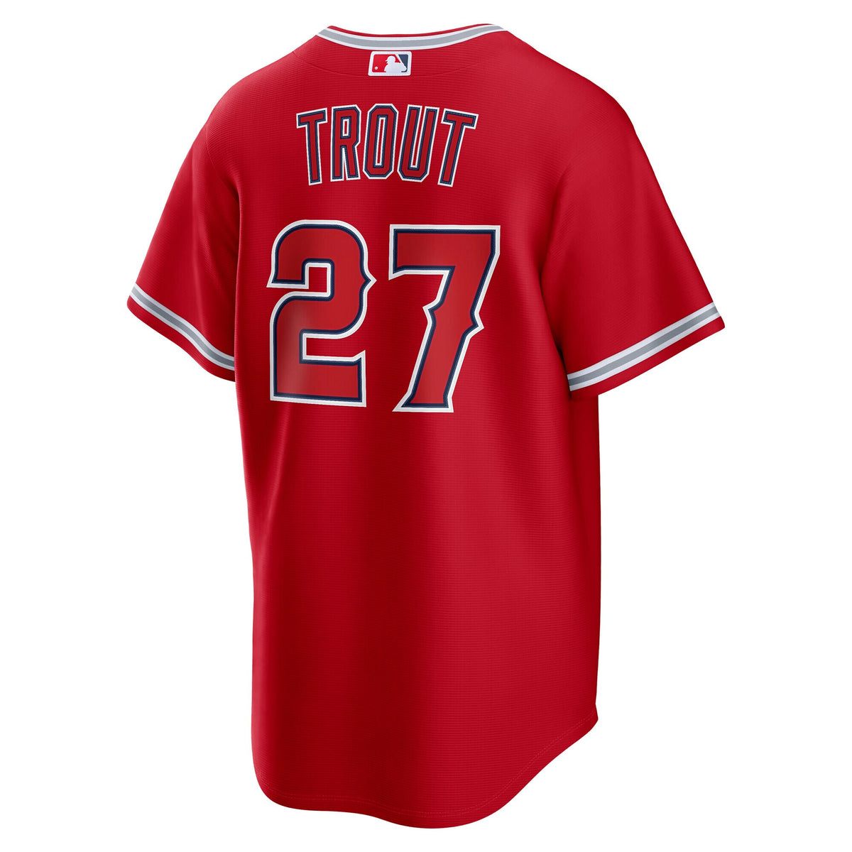 Men's Los Angeles Angels Mike Trout Nike Red Alternate Replica Jersey
