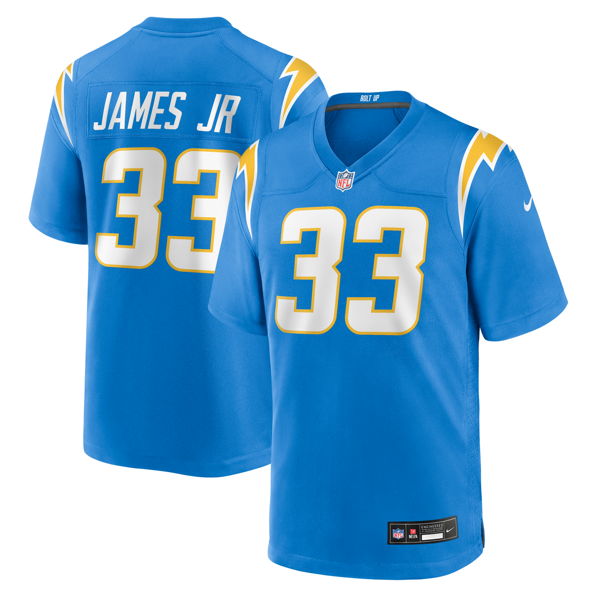 Men's Los Angeles Chargers Derwin James Nike Powder Blue Game Player Jersey