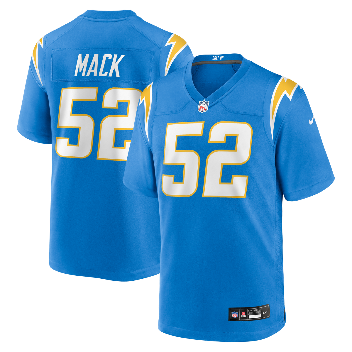 Men's Los Angeles Chargers Khalil Mack Nike Powder Blue Game Jersey