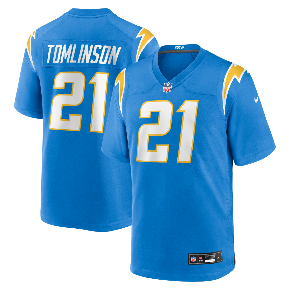 Men's Los Angeles Chargers LaDainian Tomlinson Nike Powder Blue Game Retired Player Jersey