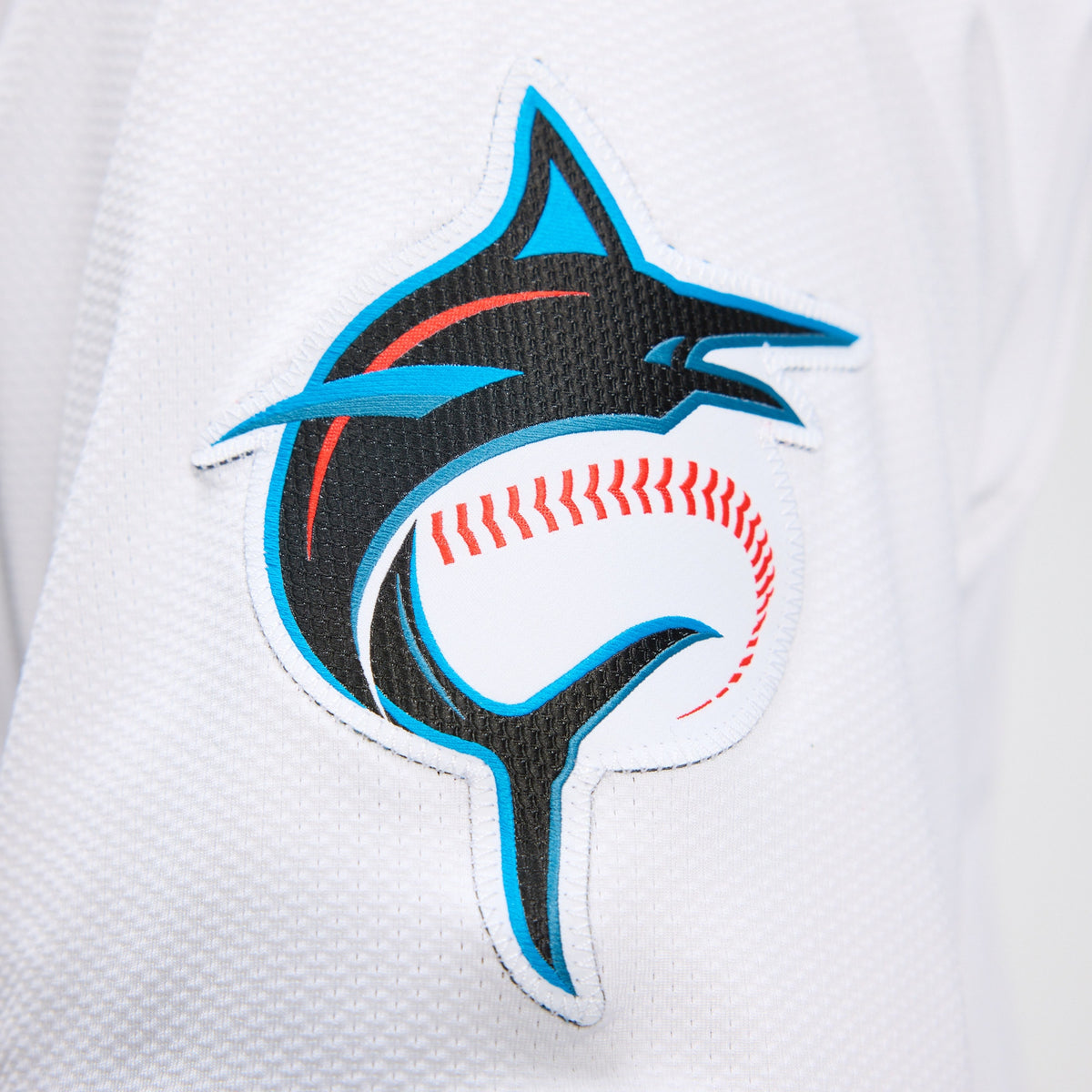 Men's Miami Marlins Nike White Home Elite Jersey