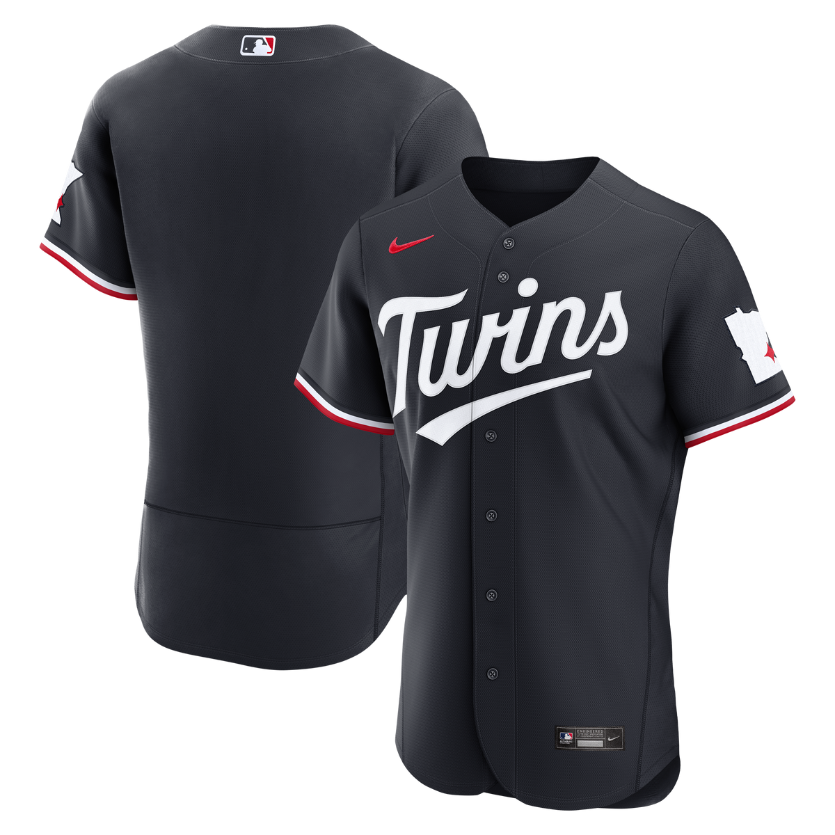 Men's Minnesota Twins Nike Navy Alternate Authentic Jersey