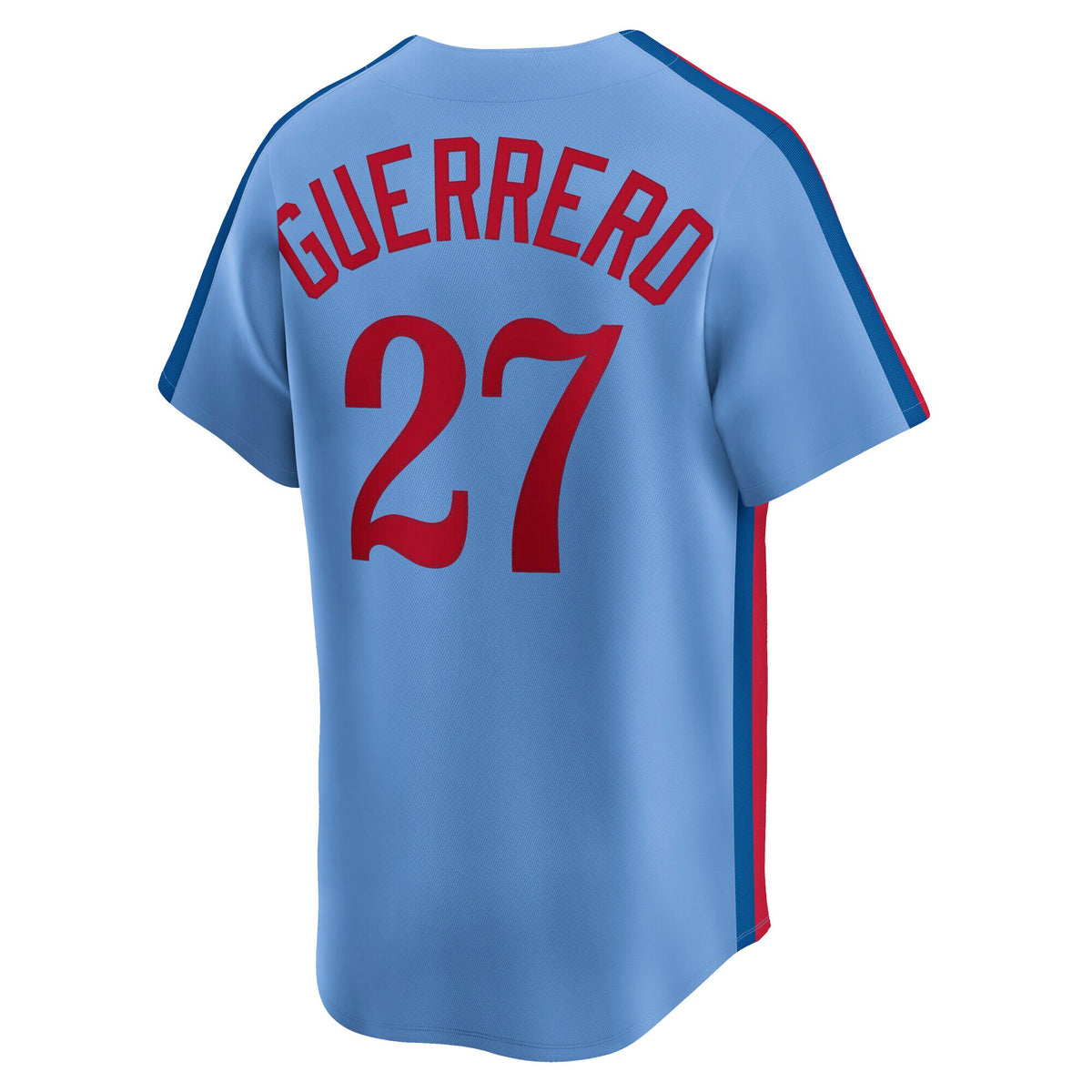 Men's Montreal Expos Vladimir Guerrero Nike Powder Blue Cooperstown Collection Limited Jersey