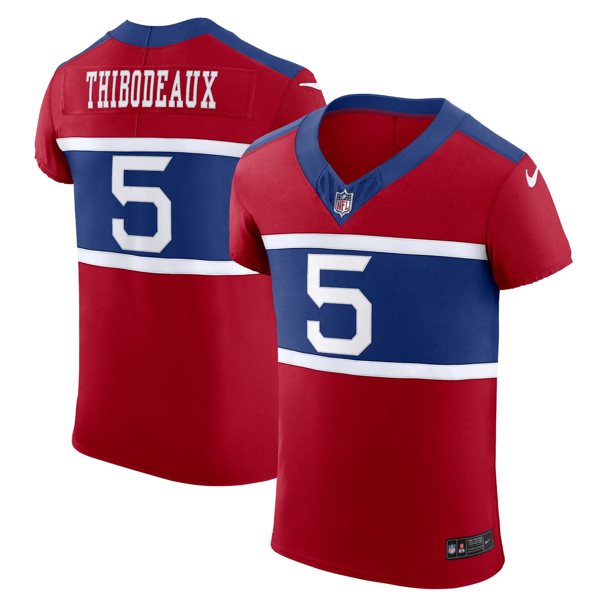 Men's New York Giants Kayvon Thibodeaux Nike Red Alternate Vapor F.U.S.E. Elite Jersey