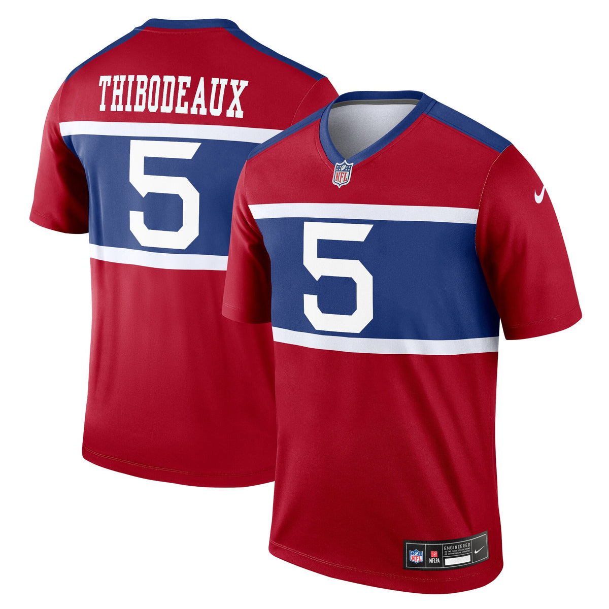 Men's New York Giants Kayvon Thibodeaux Nike Red Legend Player Performance Top