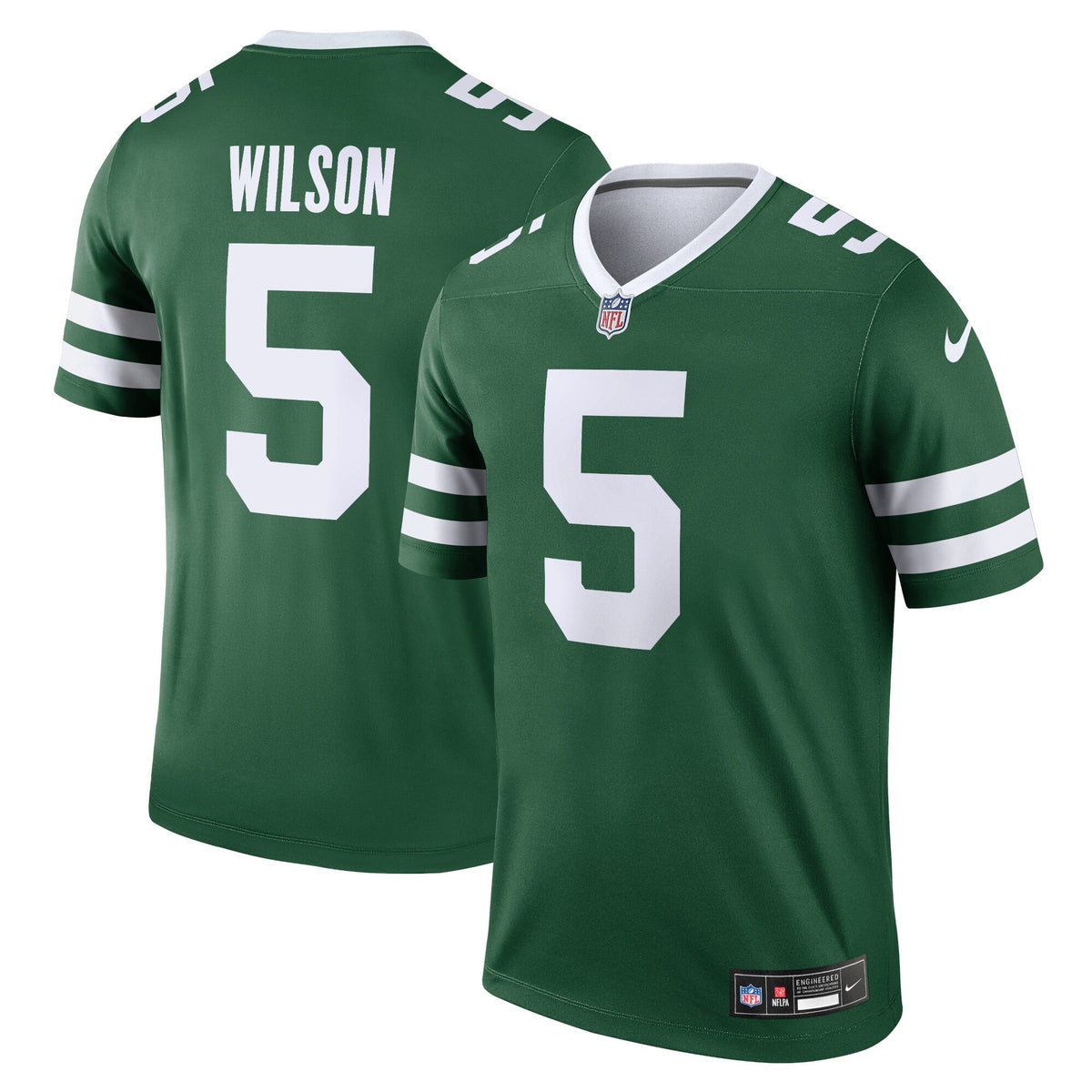 Men's New York Jets Garrett Wilson Nike Green Legend Player Performance Top
