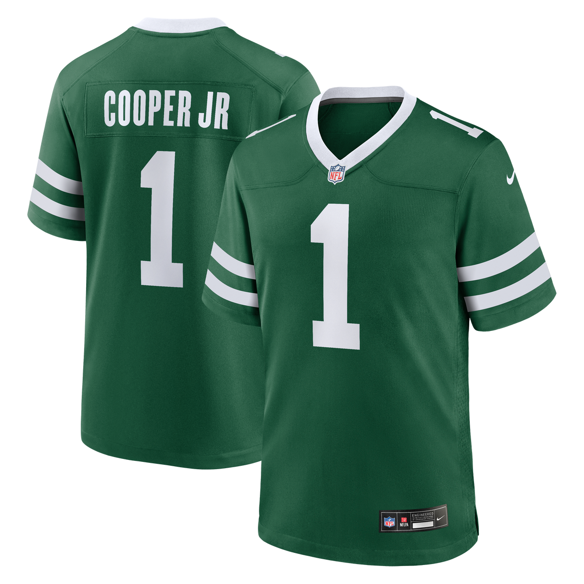 Men's New York Jets Omar Cooper Jr. Nike Legacy Green 2026 NFL Draft First Round Pick No. 30 Team Game Jersey
