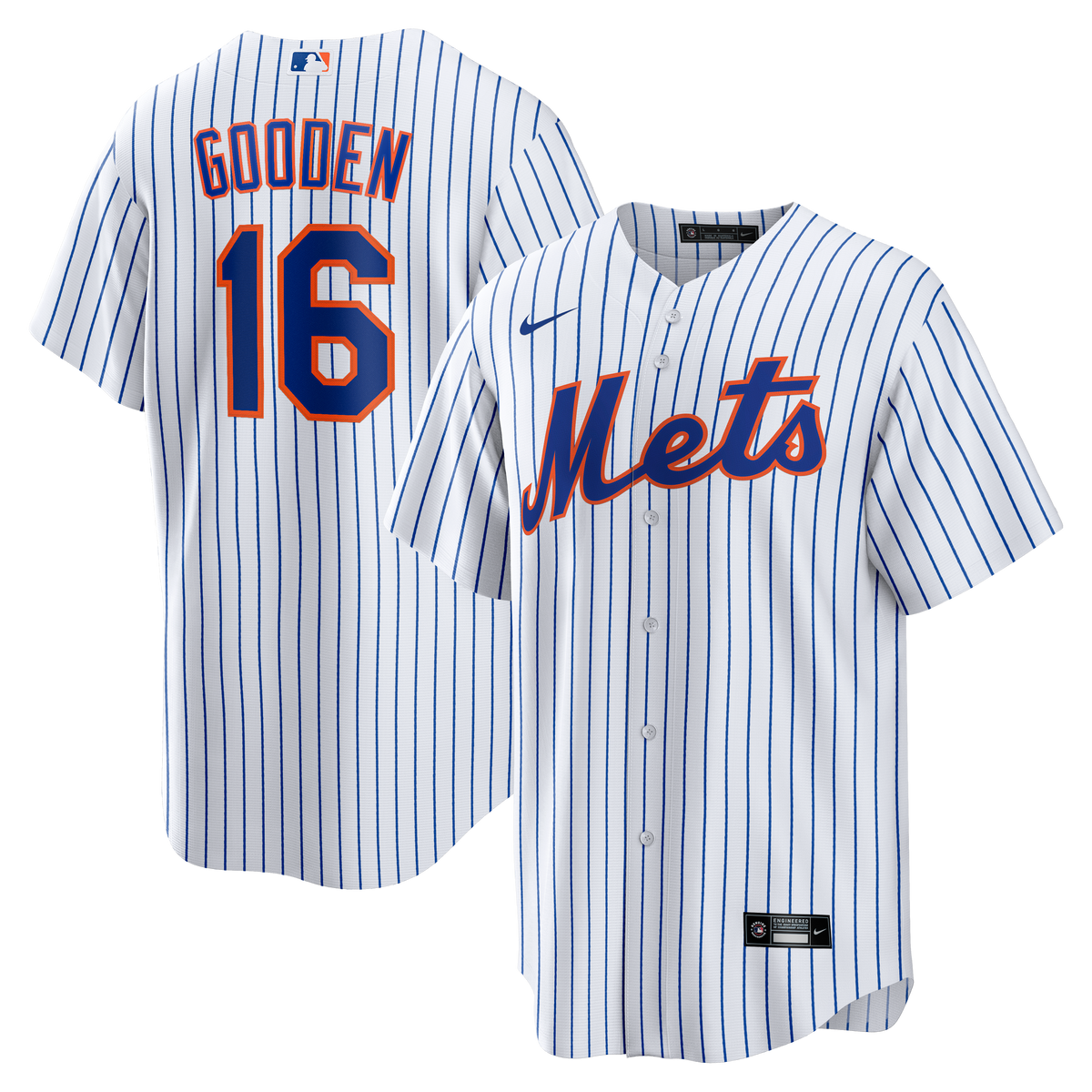 Men's New York Mets Dwight Gooden Nike White Home Retired Player Replica Jersey