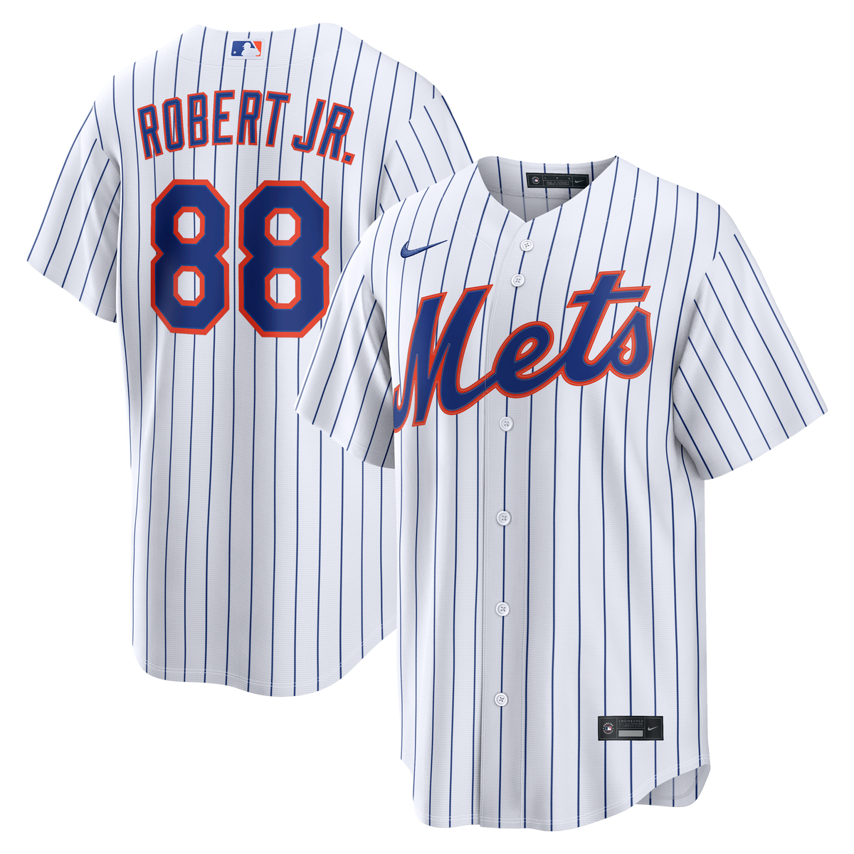 Men's New York Mets Luis Robert Jr. Nike White Home Replica Jersey