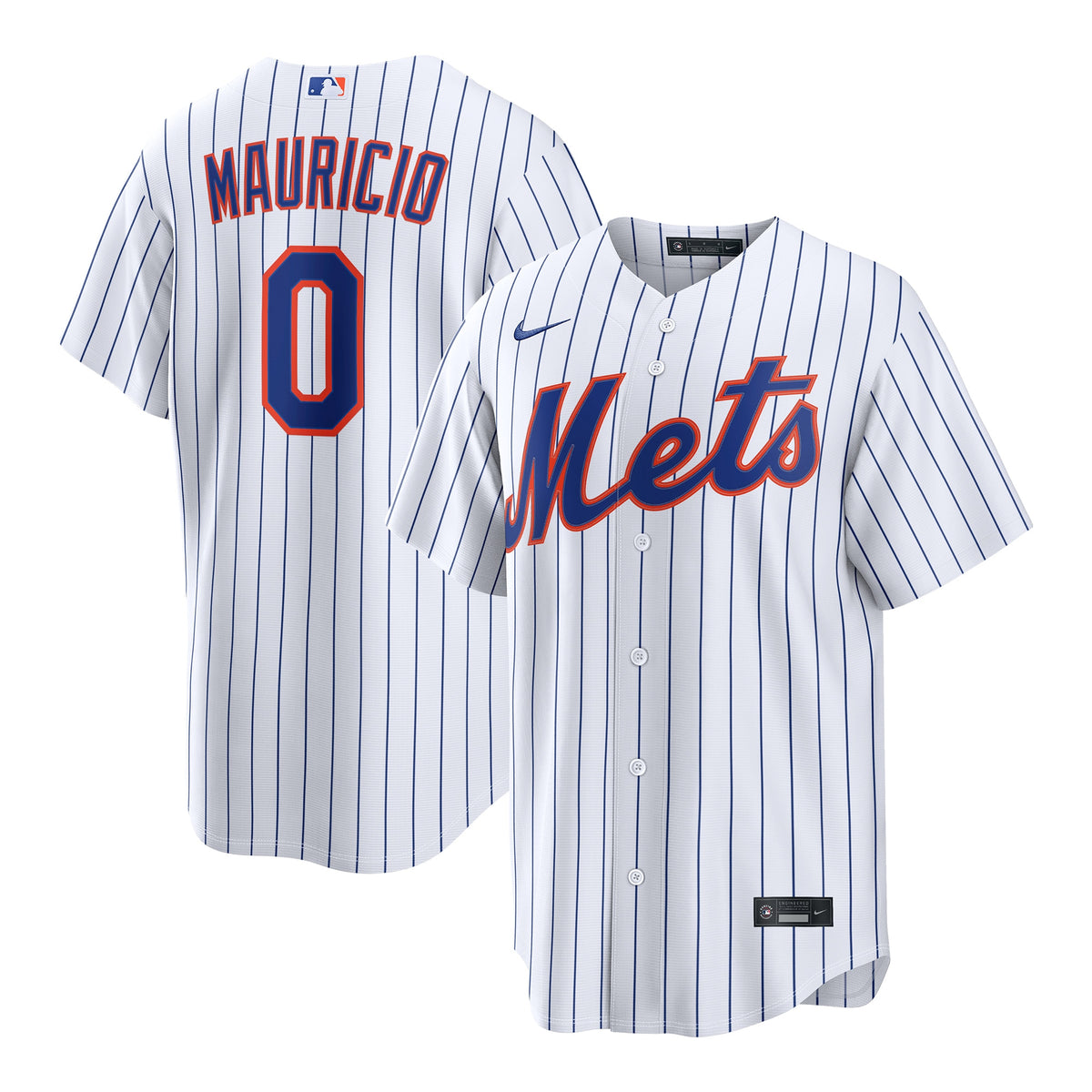Men's New York Mets Ronny Mauricio Nike White Home Replica Jersey