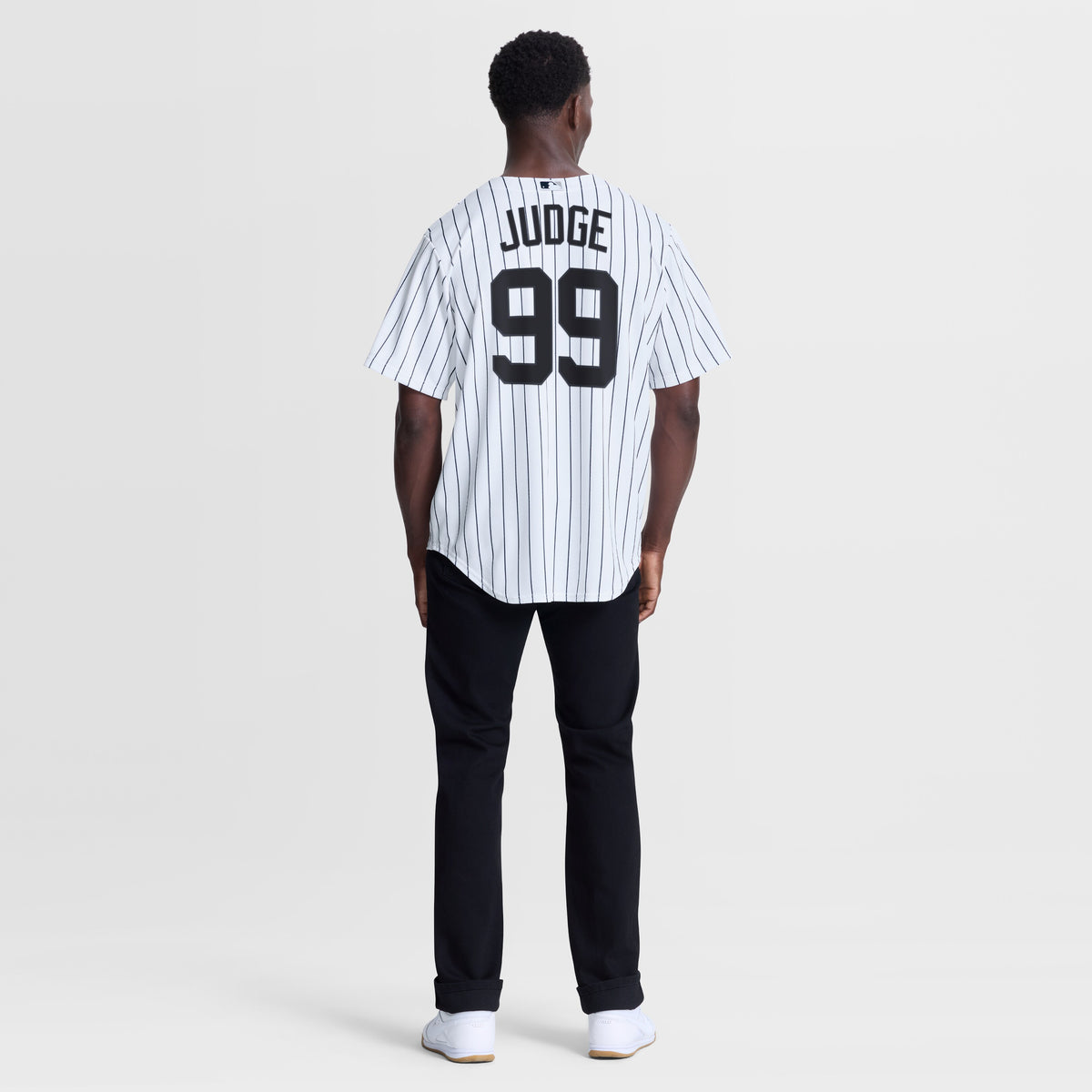 Men's New York Yankees Aaron Judge Nike White Home Replica Jersey