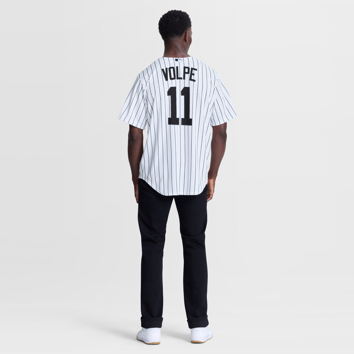 Men's New York Yankees Anthony Volpe Nike White Home Replica Jersey