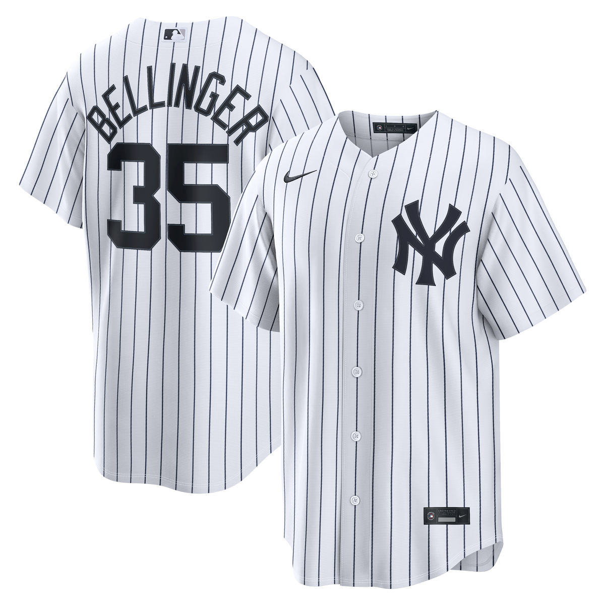Men's New York Yankees Cody Bellinger Nike White Home Replica Jersey