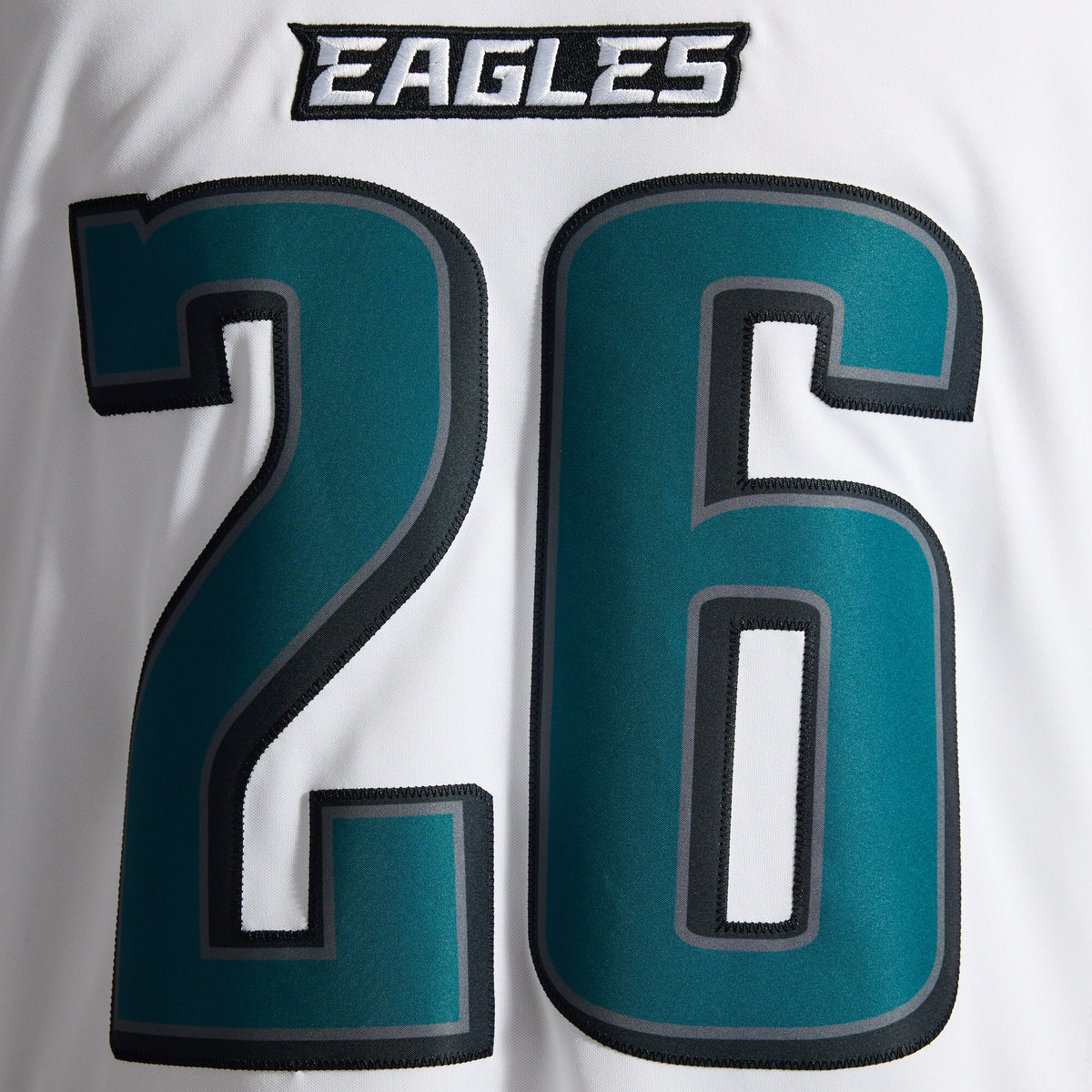 Men's Philadelphia Eagles Saquon Barkley Nike White Vapor F.U.S.E. Stitched Limited Jersey