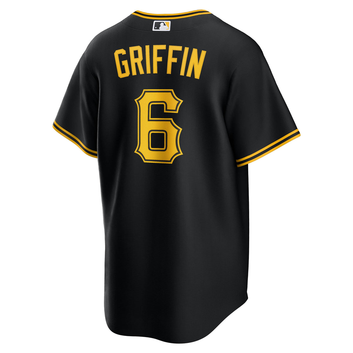 Men's Pittsburgh Pirates Konnor Griffin Nike Black Alternate Replica Jersey