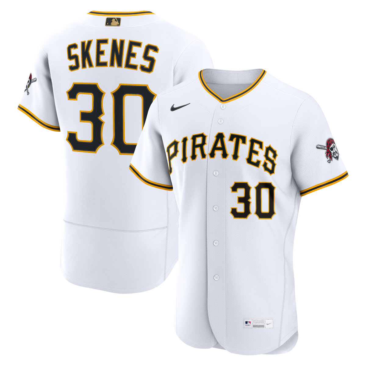 Men's Pittsburgh Pirates Paul Skenes Nike White MLB Awards Authentic Jersey
