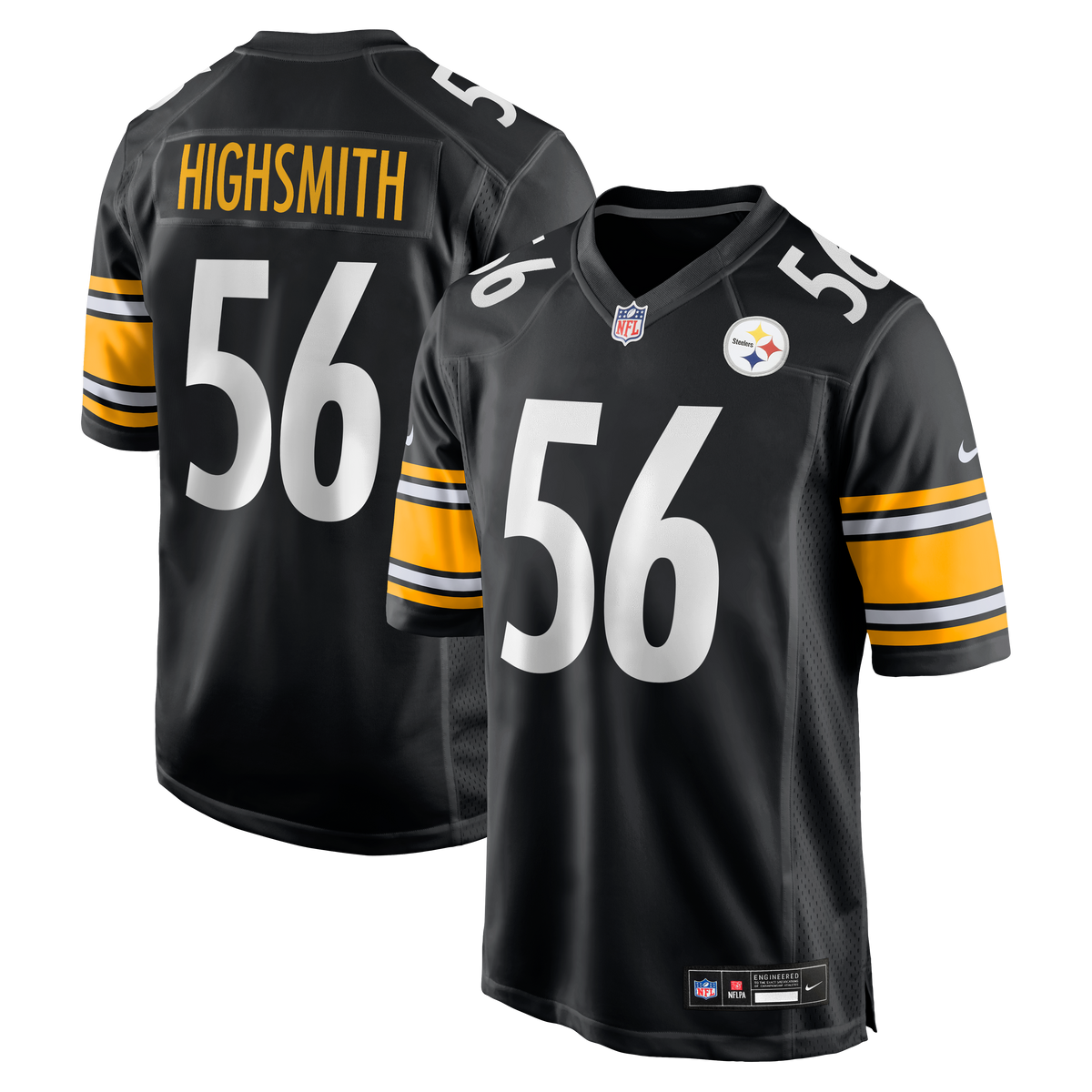 Men's Pittsburgh Steelers Alex Highsmith Nike Black Game Jersey