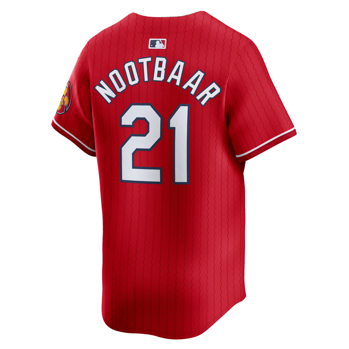Men's St. Louis Cardinals Lars Nootbaar Nike Red City Connect Limited Player Jersey