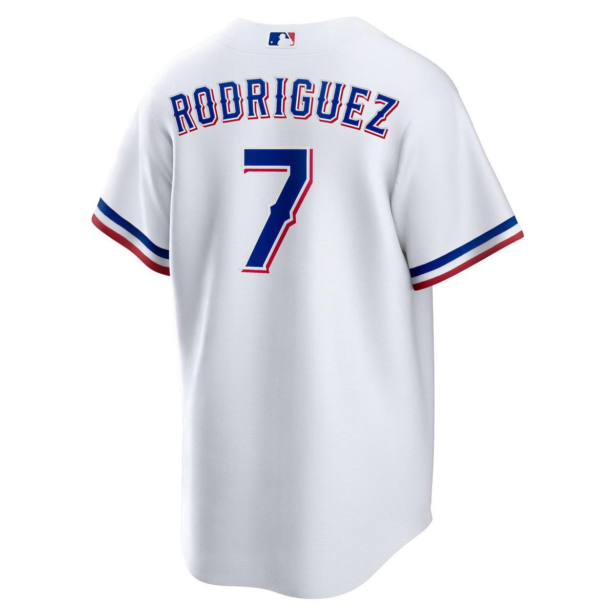 Men's Texas Rangers Ivan Rodriguez Nike White Home Retired Player Replica Jersey