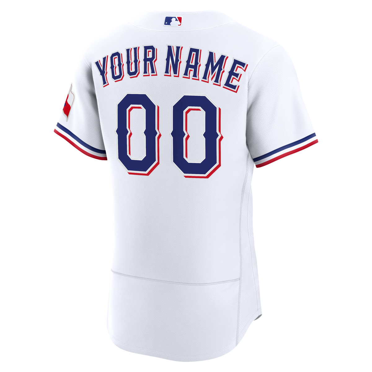 Men's Texas Rangers Nike White Home Authentic Custom Jersey