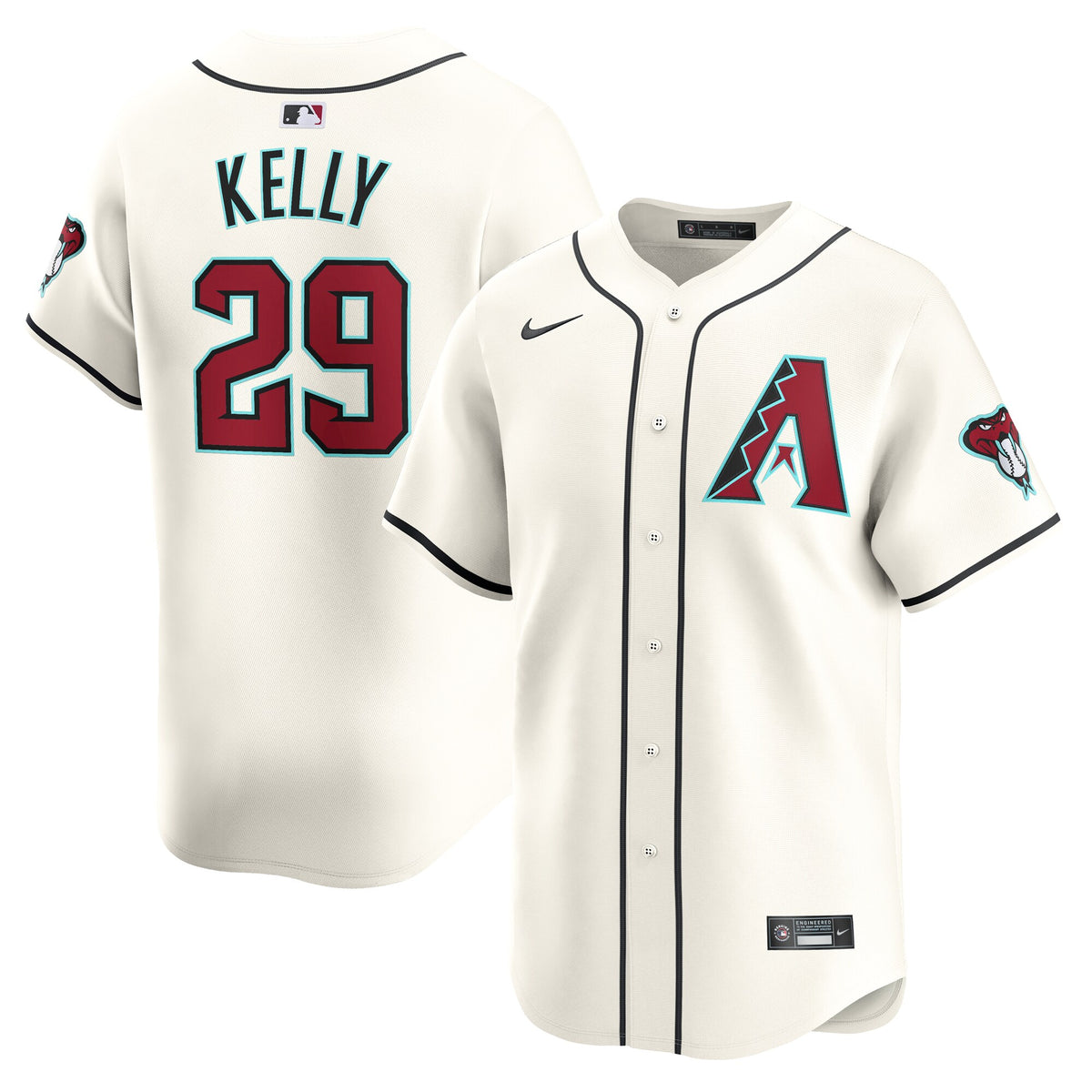 Merrill Kelly Arizona Diamondbacks Nike Home Limited Player Jersey White