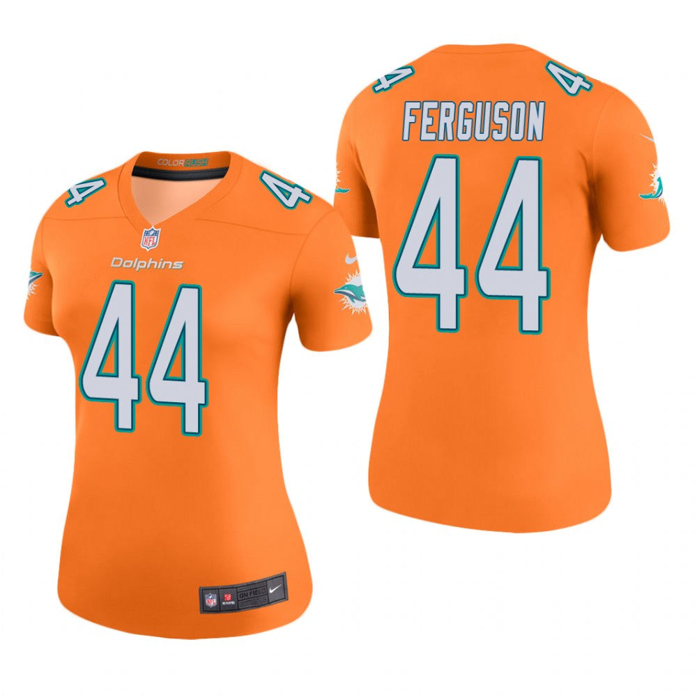 Miami Dolphins Blake Ferguson Orange Jersey Color Rush Legend Women's