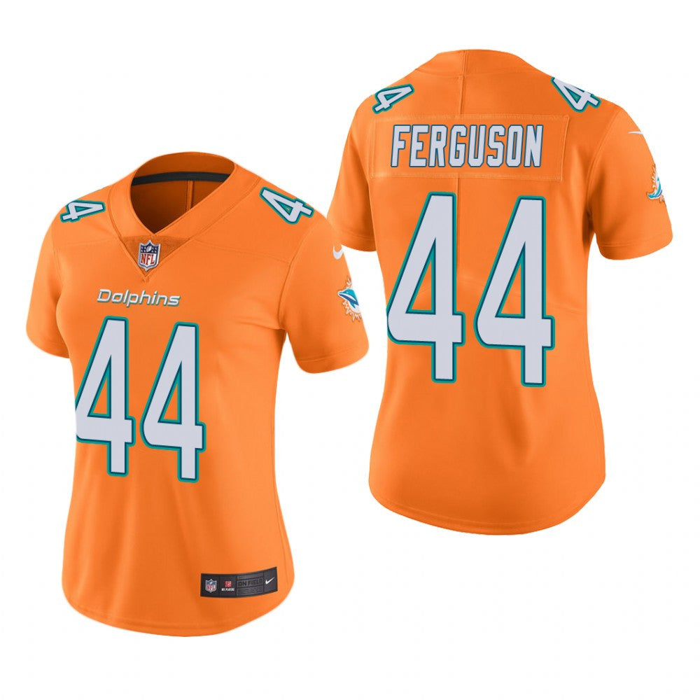 Miami Dolphins Blake Ferguson Orange Jersey Color Rush Limited Women's