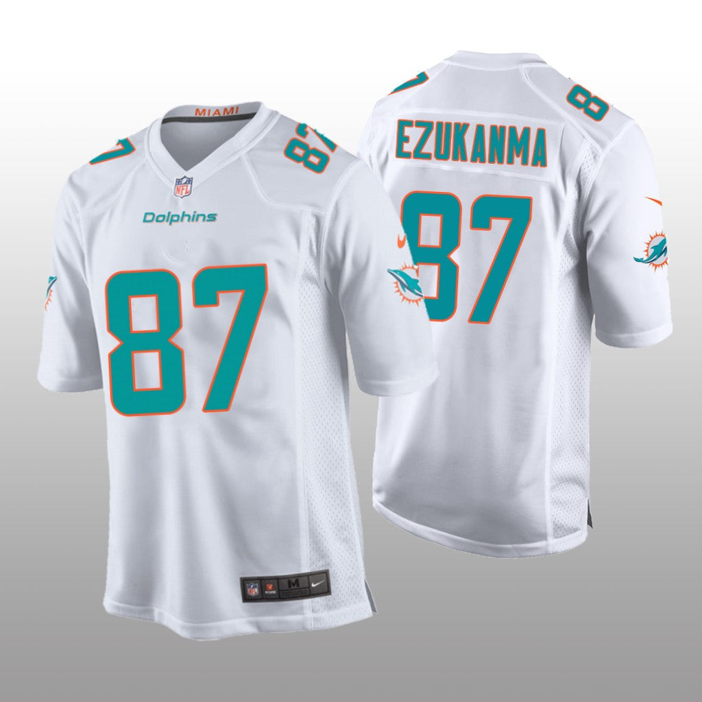 Miami Dolphins Erik Ezukanma White Jersey Game Youth