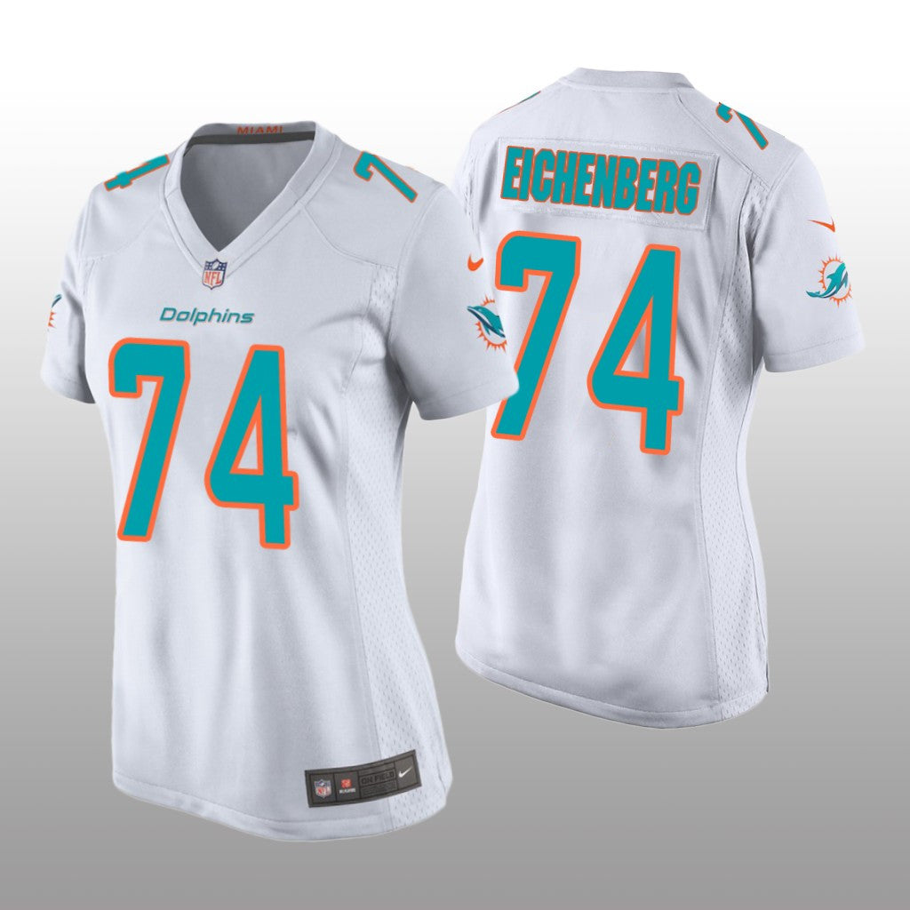 Miami Dolphins Liam Eichenberg White Jersey Game Women's