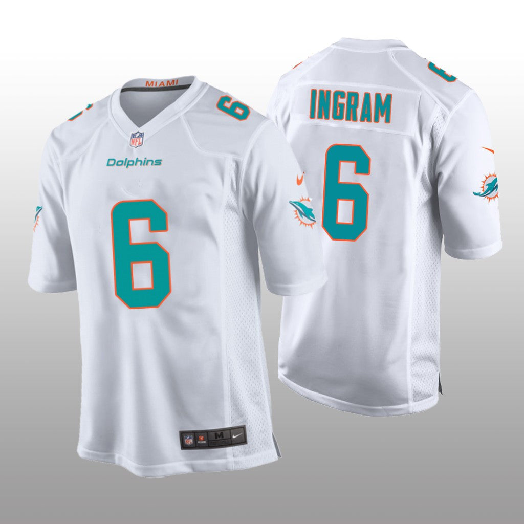 Miami Dolphins Melvin Ingram White Jersey Game Youth