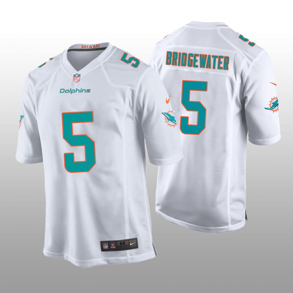 Miami Dolphins Teddy Bridgewater White Jersey Game Youth