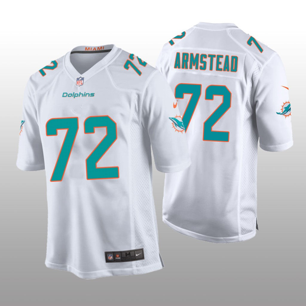 Miami Dolphins Terron Armstead White Jersey Game Youth
