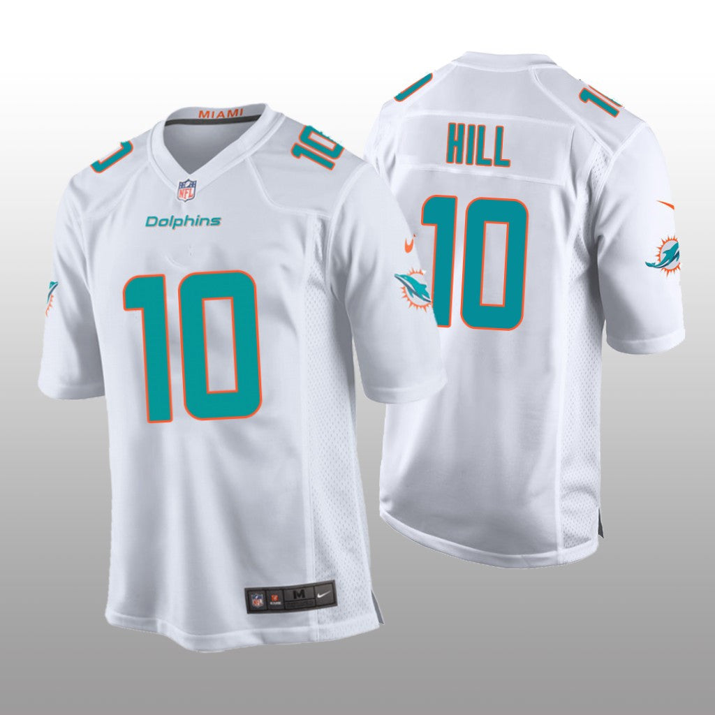 Miami Dolphins Tyreek Hill White Jersey Game Youth