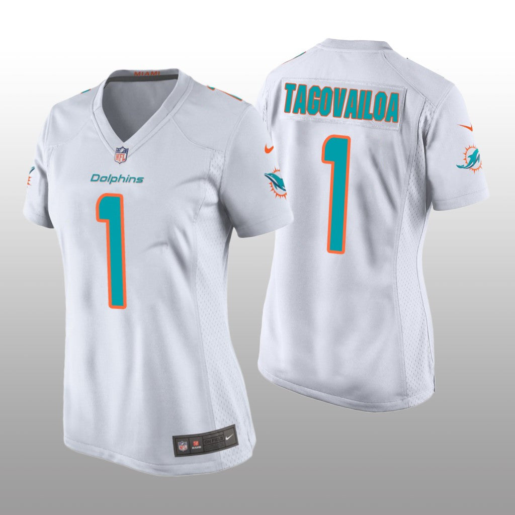 Miami Dolphins White Draft Tua Tagovailoa Game Jersey