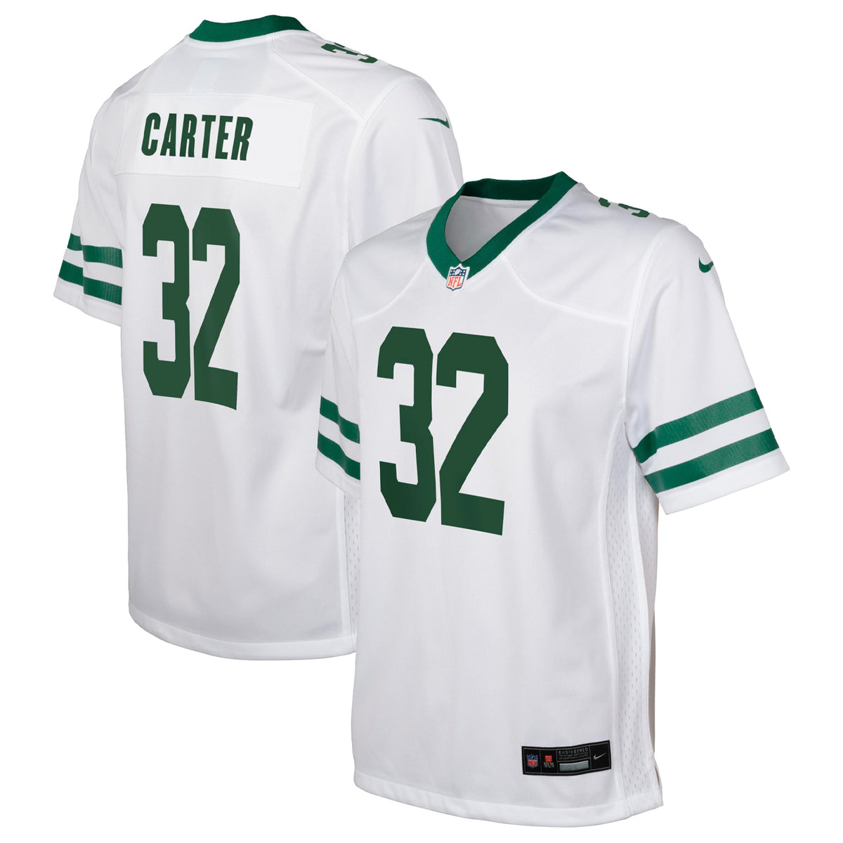 Michael Carter New York Jets Nike Youth Game Jersey Legacy White