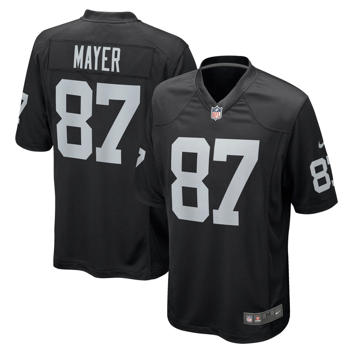 Michael Mayer Las Vegas Raiders Nike 2023 NFL Draft Pick Game Jersey Black
