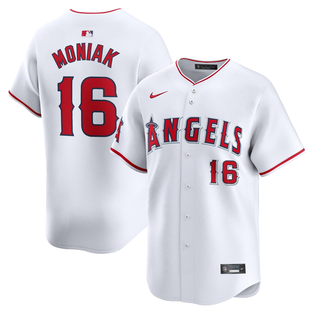 Mickey Moniak Los Angeles Angels Nike Home Limited Player Jersey White