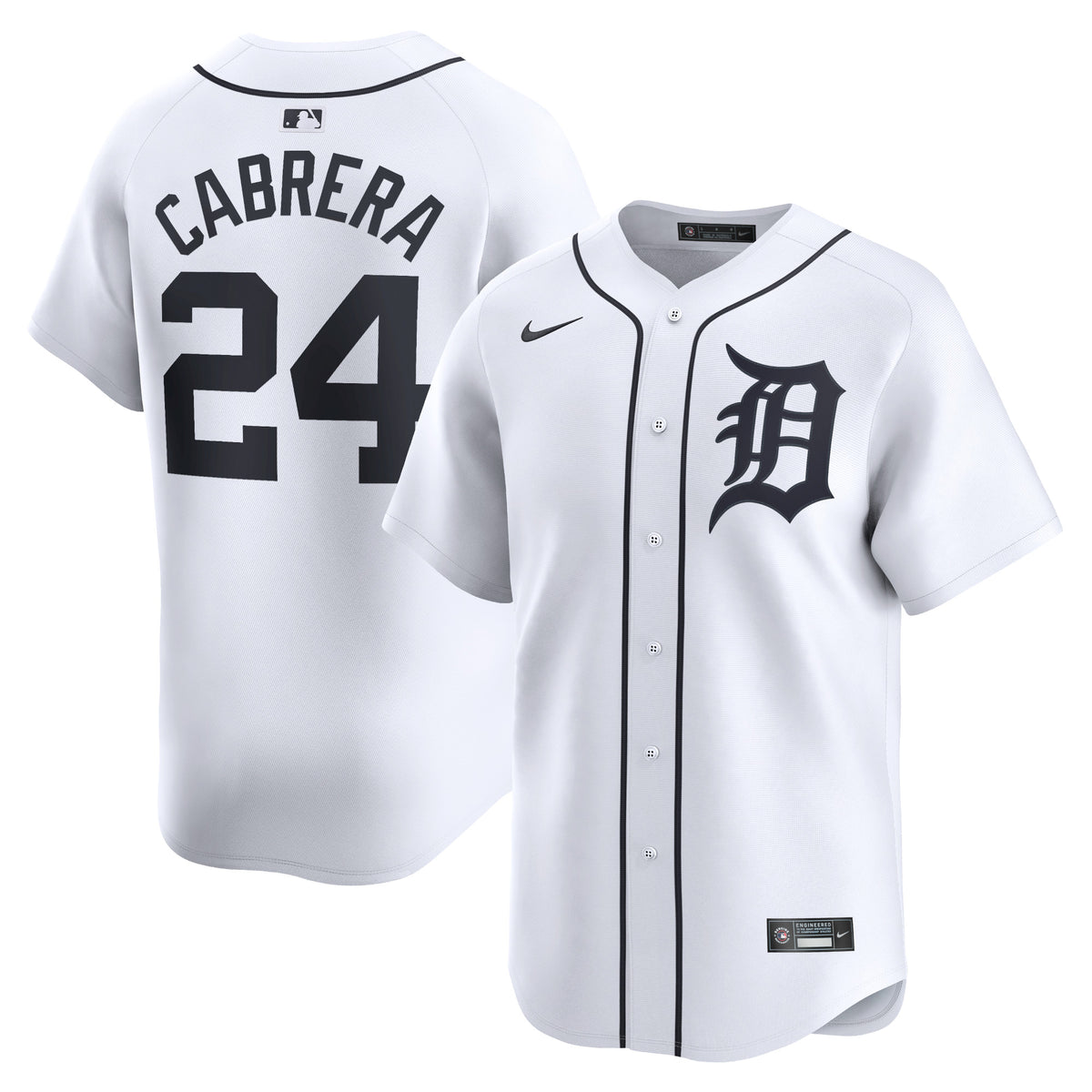Miguel Cabrera Detroit Tigers Nike Home Limited Player Jersey White