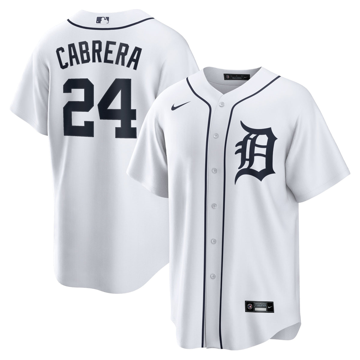 Miguel Cabrera Detroit Tigers Nike Home Replica Player Name Jersey White
